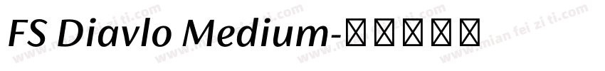 FS Diavlo Medium字体转换